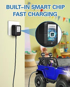 Universal 6V Bumper Car Charger for Flybar，Charger for Kidzone Bumper Car，6V Charger for Kids Ride On Car Toys，6V Charger for Ride on Car Best Choice Products SUV Powered Accessories