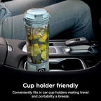 Ninja Blast Portable Blender & Accessories, Cordless, 18oz. Vessel, Personal Blender for Shakes & Smoothies, Leakproof Lid & Sip Spout, USB-C Cord, Dishwasher Safe Parts, BPA Free, Soft Sage, CL155ASG