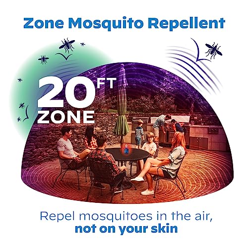 Thermacell E55 E-Series Rechargeable Mosquito Repeller with 20’ Mosquito Protection Zone; Royal Blue; Includes 12-Hr Repellent Refill; Bug Spray Alternative; Scent Free; No Candle or Flame