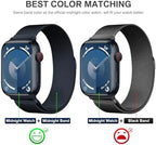 Stainless Steel Milanese Loop Compatible with Apple Watch Band 46mm 42mm 44mm 45mm 49mm 38mm 40mm 41mm men and women, Mesh Loop Magnetic Clasp Replacement for iWatch Bands Ultra Series 10 9 8 7 SE 6 5 4 3 2 1