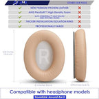 Premium Replacement SoundLink AE2 Ear Pads and SoundLink AE2 Headband pad Cushion Compatible with Bose SoundLink Around-Ear 2 / Bose Soundlink AE2 Headphones Beige