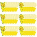 120 Pack Fungus Gnat Traps for House Indoor, Fungus Traps Fruit Fly Traps for Indoors Gnats Sticky Traps for Plants Yellow Sticky Traps for Gnats