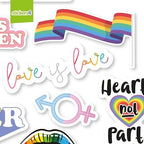 24 x Gay Pride Stickers Bulk - Pride Flag Stickers - Pride Stickers for Water Bottles - Gay Pride Laptop Stickers - Pride Merch and Gay Pride Accessories - LGBT Stickers