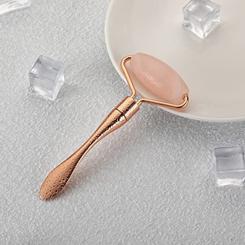 Tekson Face Massager Roller, 2-in-1 Jade Roller Facial Sculptor, Skin Care Tool for Skin Tightening, Anti-Aging, Reduce Puffiness/Wrinkles, Improve Facial Contour, Promote Lymphatic Drainage