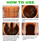 PureCleanse Kidney Support Herbal Foot Soak, Lymphatic Drainage Ginger Foot Soak, Natural Mugwort Herb Foot Soak, Ginger Foot Bath Bag - Pure Cleanse Kidney Support Herbal Foot Soak (60PCS)