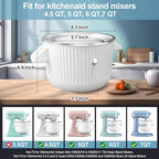 Ice Cream Maker & Shaved Ice Attachment for Kitchen aid Mixer, Kitchenaid Accessories Set Includes Shaved Ice Machine with 8 Ice Molds and Ice Cream Gelato Maker for 4.5 Qt & Larger Stand Mixers