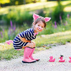 Norme Pig Costume Set Pig Ears Nose Tail and Bow Tie Pink Fancy Dress Costume Kit Accessories for Kids Halloween Party, Mardi Gras Costume Party, Carnival Dress up Play