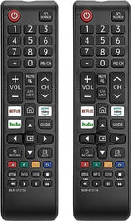 【Pack of 2】 Samsung TV Remote Control Replacement Universal for Smart TV 2010-2023 Models - Works with Samsung LED/LCD/QLED/4K UHD TVs, HDTV Remote with Easy Setup Durable Design