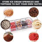 Ninja Creami Food Storage Containe, Airtight Food Storage Container Set,Acrylic Kitchen and Pantry Organization Canisters for Salted Nuts,Sugar,Chocolate Candy for ninja creami accessories