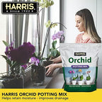 Harris Premium Orchid Potting Mix, Optimal Coarse Mix for All Types of Orchids, 4qt