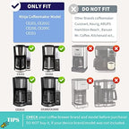 12-Cup Replacement Glass Carafe Pot Compatible with Ninja Coffee Brewer Maker Models CE251 CE201 CE201C CE200 CE200C Model# XGLSLID200
