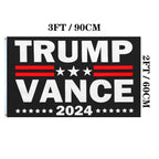 Jayus Donald Trump Vance 2024 Flag 2x3 FT for President Made in USA- Double Sided Trump 2024 Flags with 2 Brass Grommets for Outdoor Yard Lawn Banner Sign
