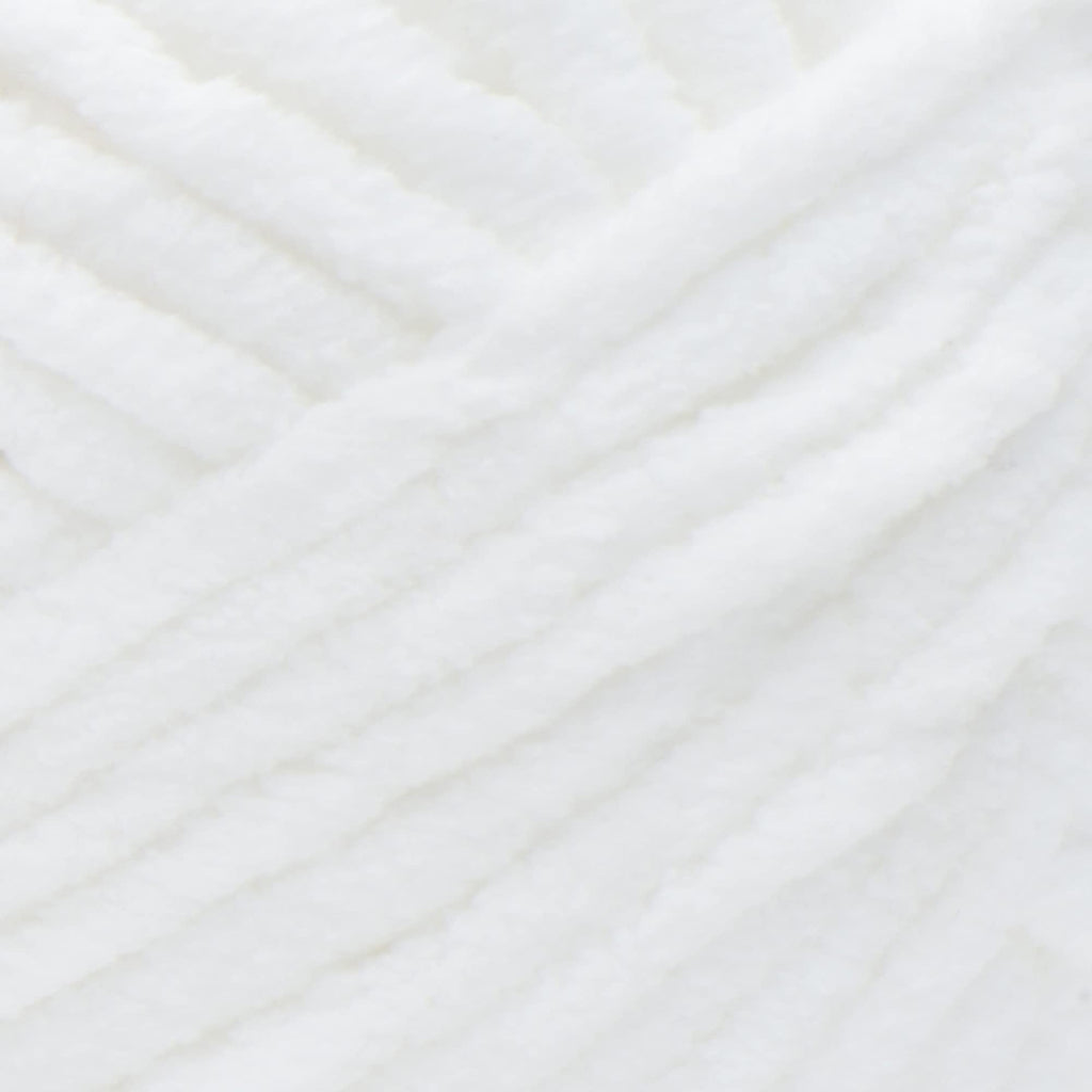 Bernat Blanket White Yarn - 2 Pack of 10.5oz/300g - Polyester - 6 Super Bulky - 220 Yards - Knitting/Crochet
