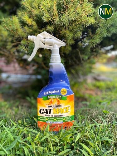 Nature’s MACE Cat MACE, Cat Repellent Spray, 1 Gallon, Keep Cats Out of Your Lawn and Garden, Cat Repellent Outdoor to Keep Cats Away, Indoor, Safe to use Around People, Pets, & Plants