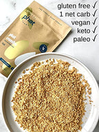 Real Phat Foods Keto Bread Crumbs - Gluten Free, Paleo Friendly, Low Carb, Grain Free, Almond Flour Breadcrumbs 2 Net Carbs - Cheddar 8 Ounce (Pack of 1)