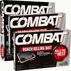 Combat Roach Killing Bait Variety Pack, 20 Assorted Roach Bait Stations for Large and Small Roaches, Kills The Nest, Child and Pet Resistant
