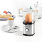 GOURMETmaxx Designer Egg Cooker for 1 Egg | The Perfect Egg for Breakfast Without Too Much Effort and Energy Saving | Simple Use, Measuring Cup Included, BPA Free