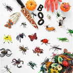 30 Pack Bug Toys Fake Plastic Bugs and Insects for Kids Toddler Halloween Birthday Party Favors Easter Valentines Basket Stuffers Goodie Bag Fillers April Fool's Day Prank Gifts Fake Bugs Toys