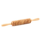 Mr. Woodware Wood Roller Massager for Body - 15.6 inch Lymphatic Drainage Manual Massage Tools for Sculpting, Muscle Shaping, Celulite Remover - Wooden Massage Tool for Manual Maderotherapy