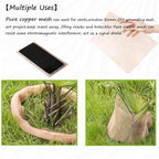 Pure Copper Mesh Screen Roll #20Mesh-Size:15.7"x47.2" 99.9%-Copper Wire Mesh Screen for Vents,Window Screen,DIY Grounding Mat, Art Project,Keep Insect Away ...