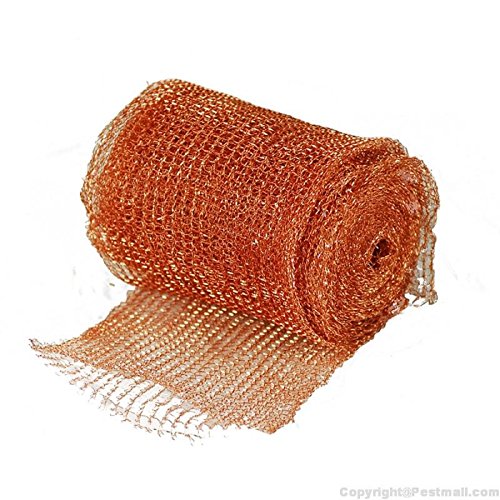 Stuff-fit Copper Mesh for Pest Control (30 Foot) + Great Stuff Gaps & Cracks Foam Sealant (12 oz)