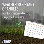 TERRO T2600 Perimeter Ant Bait Plus - Outdoor Ant Bait and Killer - Attracts and Kills Ants, Carpenter Ants, Roaches, Crickets, Earwigs, Silverfish, Slugs and Snails - 2Lbs