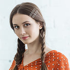White Bobby Pins, AITRAI 110 pcs Hair Pins Kit 100pcs White Hair Pins &10pcs White U-shaped Hair Pins with Box Hair Accessories for Women Girls, 2.2 Inch