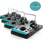 Large Rat Traps, Set of 6, Reusable Pest Control Solutions for Trapping Against Mouse, Chipmunk, and Squirrel. Instant Humane Kill Rodent Snap Trap That Work