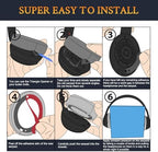 SOULWIT Replacement Earpads for Beats Studio Pro Wireless Noise Cancelling Headphones, Cushions Ear Pads with Soft Protein Leather, Noise Isolation Foam - Black