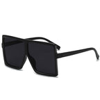 Square Oversized Sunglasses for Women Men Flat Top Fashion Shades