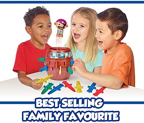 TOMY Pop Up Pirate Board Game - Swashbuckling Kids Games for Family Game Night - Kids Activities and Pirate Accessories - Family Board Games for Kids Ages 4 and Up