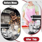 Pouring Shield for Kitchen aid Bowl Lift 6-7 Qt Stand Mixer Stainless Steel (Only) Pouring Shield for kitchenaid,Splatter Guard with Removable Pour Spout for Kitchen aid Accessories and Attachments