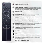 【Pack of 2】 Universal Remote-Control for Samsung Smart-TV, Remote-Replacement of HDTV 4K UHD Curved QLED and More TVs, with Netflix Prime-Video Hulu Buttons