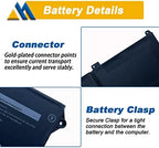 RJ40G 4-Cell 63Wh Laptop Battery Replacement for Dell Latitude 15 5520 Latitude 14 5420 Precision 15 3560 Series M033W 01K2CF 075X16 WY9DX P137G P137G001 P104F P104F001 0WK3F1 0M3KCN 15.2V 3941mAh