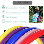 YZRYXHWL Wheelchair Cover Wheelchair Accessories 24in Wheelchair Push Rim Covers 1 Pair Non-Slip Wear-Resistant Hand Push Cover Wheelchair Rear Wheel Push Ring Protective Cover (Color : Purple)