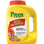 Spectracide Weed & Grass Killer (Refill), Use On Driveways, Walkways and Around Trees and Flower Beds, 1.3 Gallon & Preen Garden Weed Preventer - 5.625 lb. - Covers 900 sq. ft.