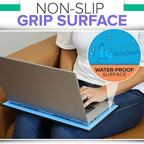 DefenderShield Laptop Pad for EMF Protection – DefenderPad EMF Blocker Pad That Protects from Heat, Battery & Wireless RF Emissions – Durable, Non-Slip Design for Laptops Up to 17” – Black