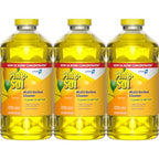 Pine-Sol Multi-Surface Cleaner, CloroxPro, 2x Concentrated Formula, All-Purpose Cleaner, Lemon Fresh, 80 Fl Oz, Pack of 3