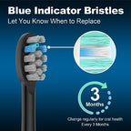 FitMount 6 Pack Toothbrush Replacement Heads Compatible with WaterPik Sonic Fusion 2.0, FitMount Flossing Brush Head Fit for Water-Pic SF-01W SF-02W and 2.0 SF-03 SF-04