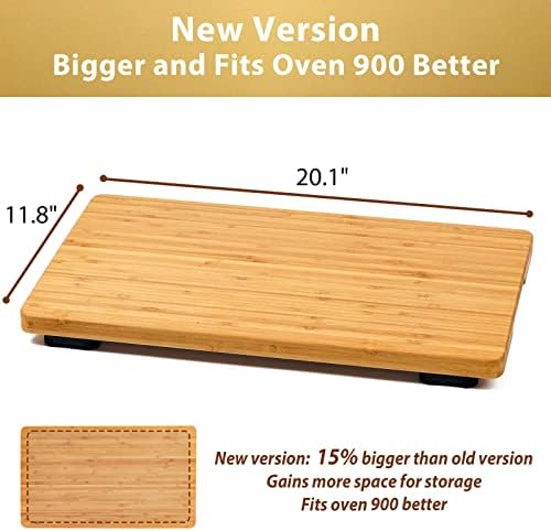 Cutting board Compatible with Breville BOV900BSS the Smart Oven Air Fryer Pro, Accessories for Countertop Convection Oven, With Heat Resistant Silicone Feet, Creates Storage Space, Protects Cabinets