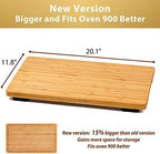 Cutting board Compatible with Breville BOV900BSS the Smart Oven Air Fryer Pro, Accessories for Countertop Convection Oven, With Heat Resistant Silicone Feet, Creates Storage Space, Protects Cabinets