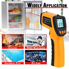 nfrared Thermometer,V·RESOURCING Non-Contact Laser Digital Temperature Gun -50 to 550°C(-58 to 1022°F), LCD Display with Backlight Infrared Thermometer for Laboratory,Kitchen,Factory Industry Use