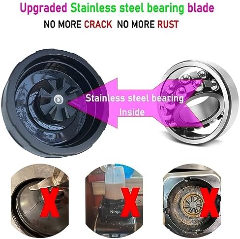[ New Model] Replacement blender Blade and 32oz Cup Accessories, Only Compatible with Nutri Ninja SS150,SS151,SS300, SS350,SS351, CO351B, SS100, SS101, CO101B,SS400,SS401