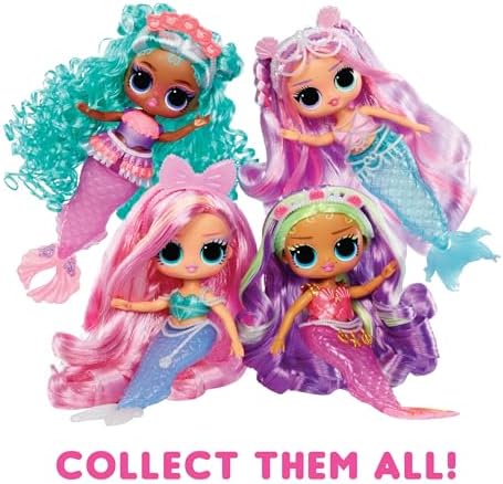 LOL Surprise Tweens Mermaid Lana Marine Fashion Doll with Color Changing Tail, Movable Fin, and Beautiful Accessories – Toy Gift for Kids Ages 4+