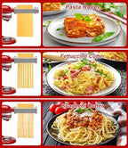3 PCS Pasta Maker Attachments for All KitchenAid Stand Mixers, Pasta Accessories Including Pasta Roller, Fettuccine Cutter, and Spaghetti Cutter for Noodle Ravioli, 304 Stainless Steel,Cleaning Crush