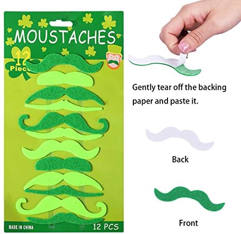 Max Fun 188Pcs St Patricks Day Accessories Party Favors Set Decorations Kids Saint Patricks Day Irish Decor, Green Beads Shamrock for Parades Supplies