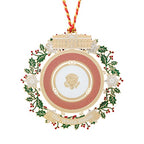 Official 2025 White House Christmas Ornament – Honors 150 Years of White House State Dinners, 24k Gold-Finished Brass, Includes Ribbon & Booklet, Collectible Gift in Keepsake Box, Made in USA