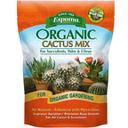 Espoma Organic Cactus Potting Soil Mix, Natural & Organic Soil for Cactus, Succulent, Palm, and Citrus Grown in containers Both Indoors and Outdoors, 8 qt, Pack of 2