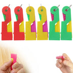 Automatic Needle Threader,2024 New Plastic Needle Threaders,Used to Quickly Thread The Thread Into The Needle Hole, Suitable for The Elderly and Those Who Like to Do Needlework(Random Color) (6 PCS)