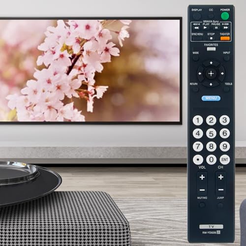 RM-YD028 Remote Control Replacement fit for Sony Bravia LCD LED Digital Color TV KDL-32L5000 KDL-22L5000 KDL-26L5000 KDL-37L5000 KDL-40SL150 KDL-55V5100 KDL-52V5100 KDL-46VL150 KDL-40V5100 KDL32L5000
